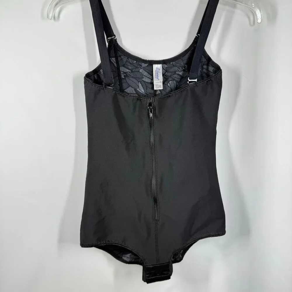 Leonisa Women's Firm Tummy-Control WYOB Power Slim Faja Bodysuit Shaper 018478 s